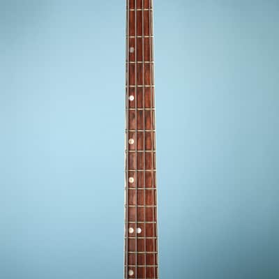 Univox Model 1920 Lectra Short-Scale Bass w/ case 1968 - Sunburst Violin Bass image 5