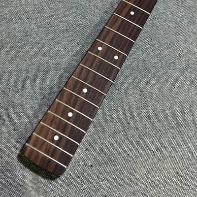 AAAAA 20fret 4 String 5 Piece Roasting Flamed Maple Bass Neck part Rosewood Fretboard Heel width: 63-64mm image 7