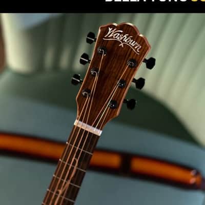 Washburn BTSC40SCE Bella Tono Studio Acoustic Electric Guitar Cutaway image 16