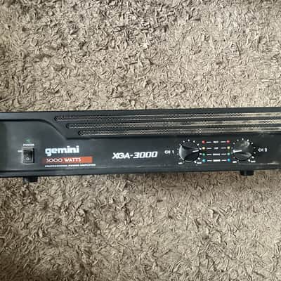 Gemini XGA-3000 Professional 3000-Watt Power Amplifier 2010s - Black image 1