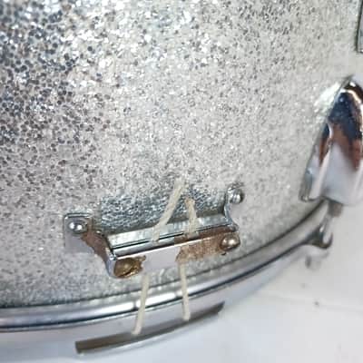 Slingerland #20B 7x15" Concert Radio King Snare Drum Silver Sparkle 10/10/58 3Pt image 8