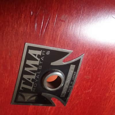 VINTAGE Tama Royalstar 12 x 11  Rack Tom 70s 80s RED MAHOGANY JAPAN Projects Popcorn Snare Shallow or Concert TOM image 20