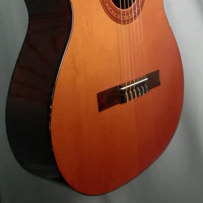 Lyle Model C-610 Classical Nylon String Acoustic Guitar used Made in Japan image 4