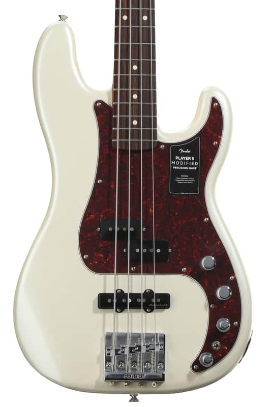 Fender Player II Modified Active Precision Bass - Olympic Pearl with Rosewood Fingerboard image 1