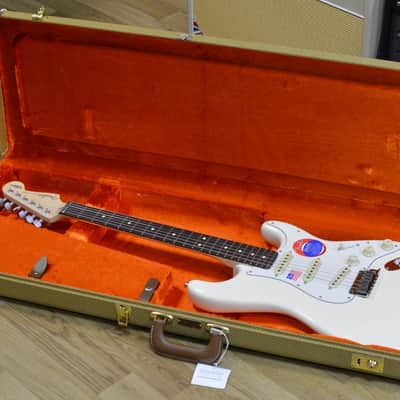 Fender Jeff Beck Stratocaster - Olympic White - Incl Vintage Style Tweed Case image 9