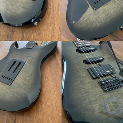 Fernandes HSS Super Strat, Quilted Black Burst, 1990s, MIJ image 5