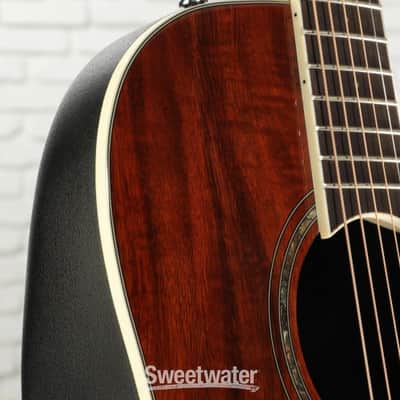 Ovation Celebrity Standard Plus Mid-Depth Acoustic-Electric Guitar - Natural Figured Koa (CS24PFKOAd2) image 2