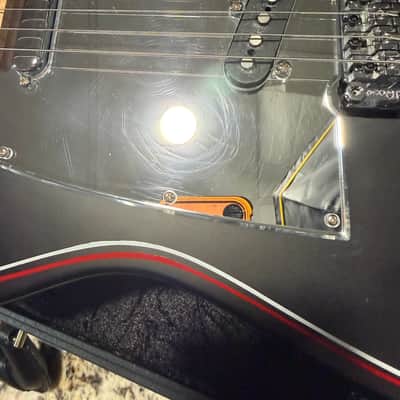 2014 Dean USA "Tracii Guns" Signature Nash Vegas T-Style Satin Black Pinstripe image 19