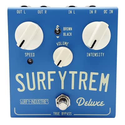 SurfyTrem Deluxe Tremolo Pedal - Reproduces the "Vibrato Channel" sound of Vintage "F" Amps image 1