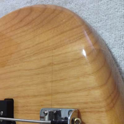 2007 Left Handed Lefty Fender Special Edition Deluxe Jazz Bass Natural Ash image 13