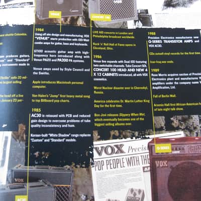 Vox 50th Anniversary Catalog, 2007, Mint! image 10