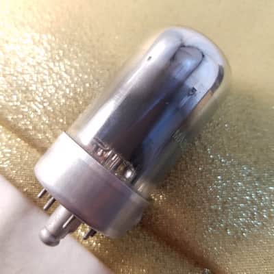 Sylvania Matched Pair (2) 7N7 Loktal tNOS AT1000 TESTED Vacuum Tubes greyglass T9 Bad Boy 3-hole dual triode (like 6SN7) 1952-1953 image 13