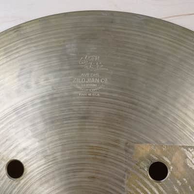 Zildjian 14" Flat Hats Hi Hat Cymbal Pair Vintage 1970s image 15