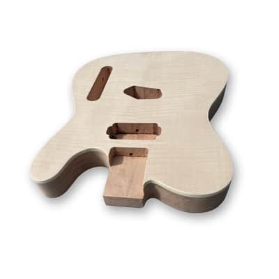Guitar Body Mahogany Maple TELE Style DIY Electric Guitar Body Replacement image 4