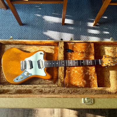 Fender Pawn Shop Super-Sonic 2013 - 2014 - Sunfire Orange Flake WITH CASE image 1