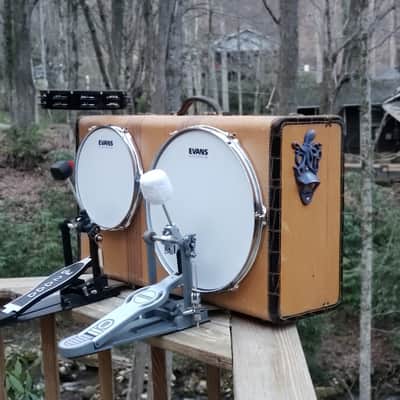 OneManBandDrumCo.  The Trifecta 14inch Bass Drum 10inch Snare Drum Kick Drum Bass Drum Tama Rockstar Drum image 1