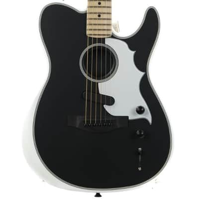 Fender Jack White Triplesonic Acoustasonic Telecaster Blacktop image 1