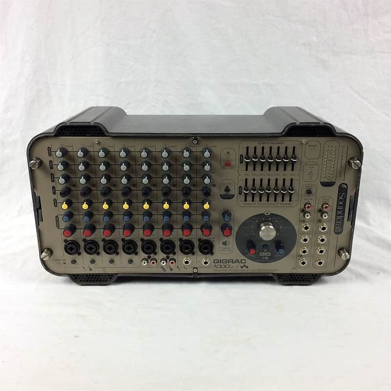 Music Graphics 1000　ミュージック・グラフィックス1000 Soundcraft Gigrac 1000st 8-Channel 2x500-Watt Powered Mixer | Reverb