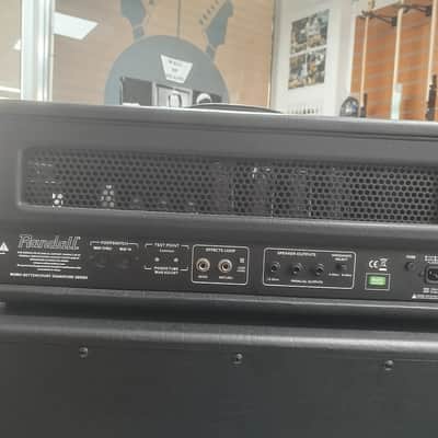 Randall NB King 100 Nuno Bettencourt Signature 2-Channel 100-Watt Tube Guitar Amp Head 2000s - Black with Gold Panel image 16