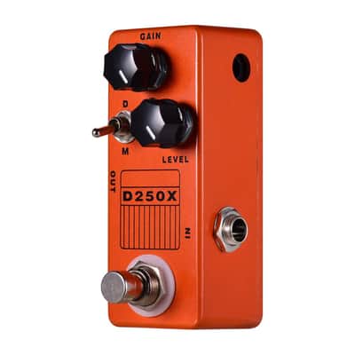 Mosky D250X Mini Overdrive Preamp Pedal with True Bypass Switch image 3