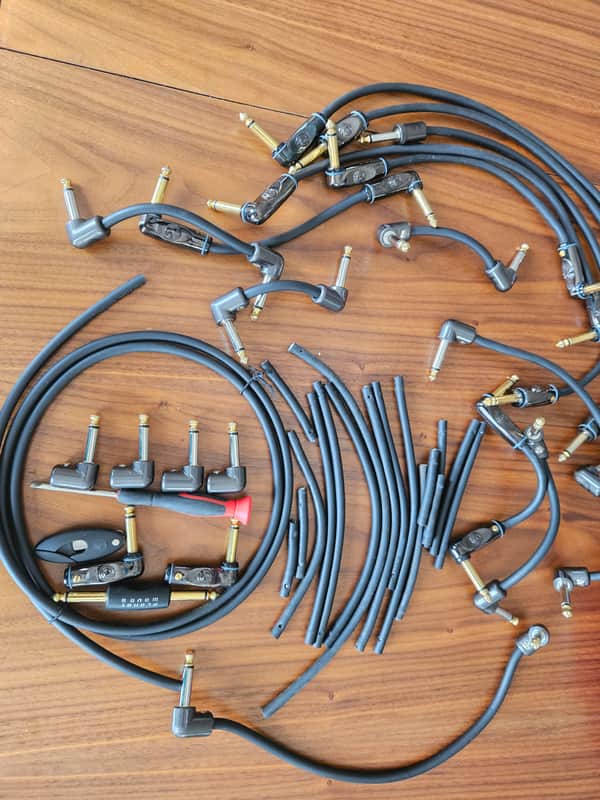 D'Addario PW-GPKIT-50 Planet Waves DIY Solderless Custom 1/4" TS Cable Kit - 40', 10 plugs 2008 - 2020 - Black image 1