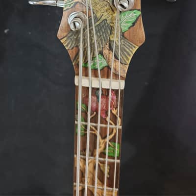 Blueberry Handmade Five-String Electric Bass Guitar with Seymour Duncan Bassline Pickups image 16