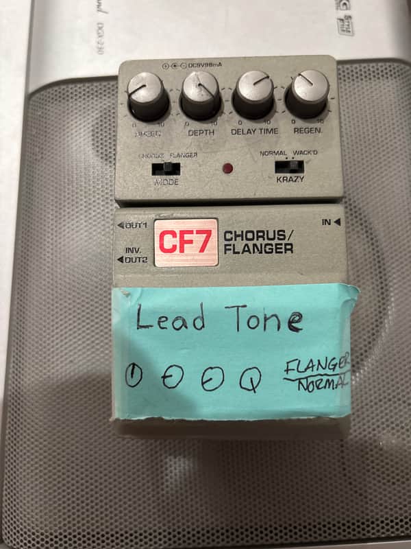 Ibanez CF7 Chorus / Flanger ToneLok effects pedal image 1