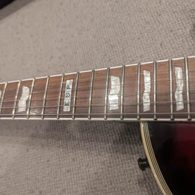 ESP E-II Eclipse 2014 - 2022 - See Thru Black Cherry Sunburst image 4