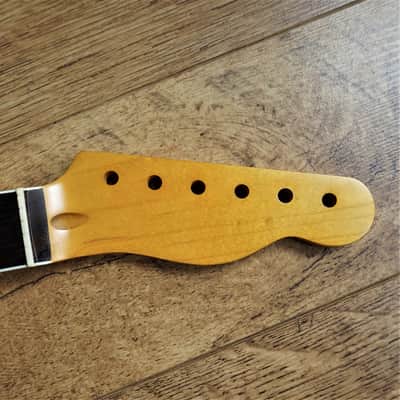 Telecaster Compatible Maple and Bound Rosewood Guitar Neck Jumbo image 6