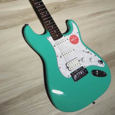 2019 Stratocaster HSS Guitar TurboCharged w/ Blender MOD Seafoam Squier Strat NEW image 1