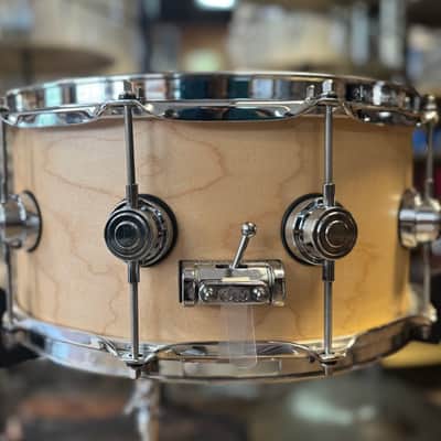 DW Drums 14x6.5 Santa Monica Series Snare Drum - Satin Natural image 5