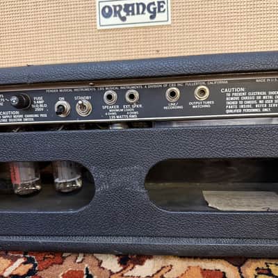 Vintage 1982 Fender Bassman 135 Blackface USA Valve Amplifier Head 1980s Bild 11