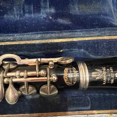 Antique Rampone Brevettato clarinet 1900 - Grenadilla wood image 3