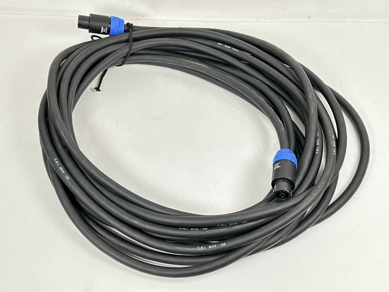CBI 50ft Speaker Cable w/ Speakon Neutrik NL8FC Connectors image 1