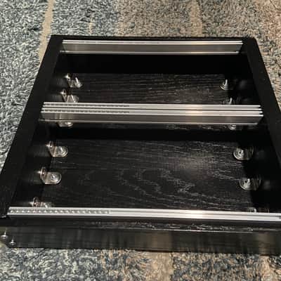 6U 50hp per row Eurorack Modular Unpowered case oak -black 2026 - Black Vehslage Modular image 4