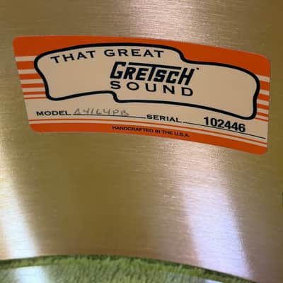 Gretsch G4164PB USA Custom Phosphorus Bronze 6.5x14" 10-Lug Snare Drum 2013 - Present - Bronze image 3