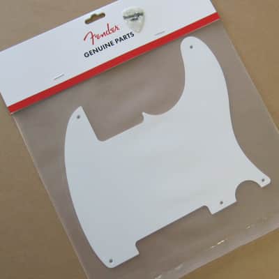 Fender ’50s Esquire Pickguard 1-ply White 0068214049 image 1