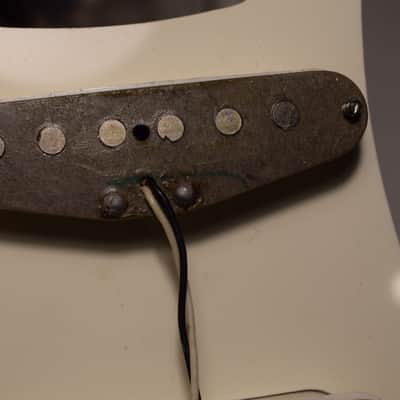 Fender Stratocaster Hardtail 1975 - See through blonde. Light Ash 3,6 kg image 21