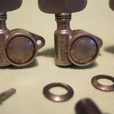 Vintage 1958 1959 Grover Pat Pend tuners for martin d28 gibson Les Paul PAF Burst standard es 355 Flying v 175 SG image 8