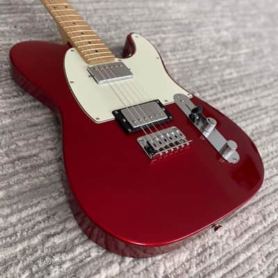 Squier Contemporary Telecaster HH (2018) – Dark Metallic Red, Maple Neck image 1