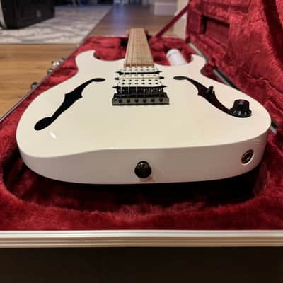 Ibanez PGM301-WH 2008 Paul Gilbert Signature with Maple / Walnut Neck 2005 - 2008 - White image 13