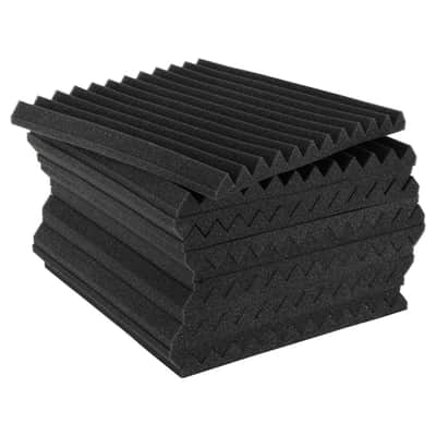 12 Pack Acoustic Foam Panels Studio Foam Wedge Tiles Soundproof Sound Insulation Absorbing image 2