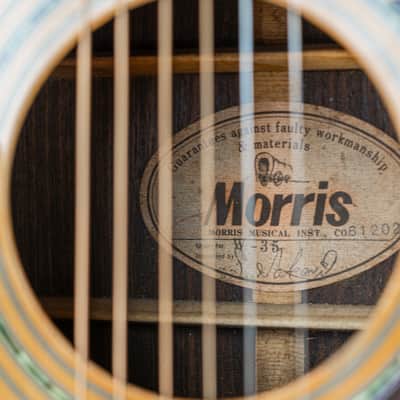 Martin D-28 style Morris W-35 Early 70s Made in Japan image 4