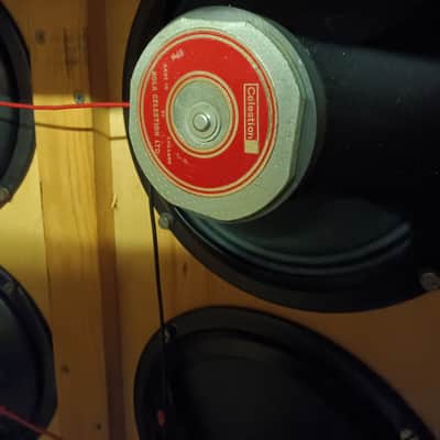 2 Marshall 2097 P.A. 8x8 Red Rola Celestion early 70's Speaker Cabinet Pair - Black Tolex rare image 8