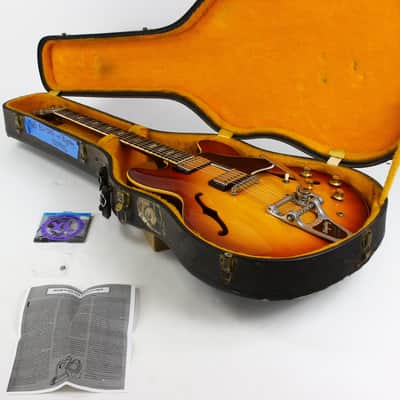 1965 Gibson ES-335 TD Vintage Semi Hollow Guitar WIDE NUT Factory Bigsby! image 2