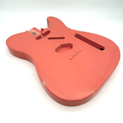 MJT Telecaster Body Alder Relic Nitro Faded Fiesta Light mjt6713 image 3