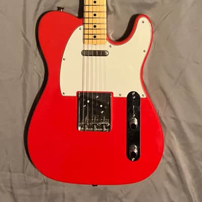 1990 Bill Lawrence Japan BKIM-60G Kaori Model Telecaster (Red/Gold