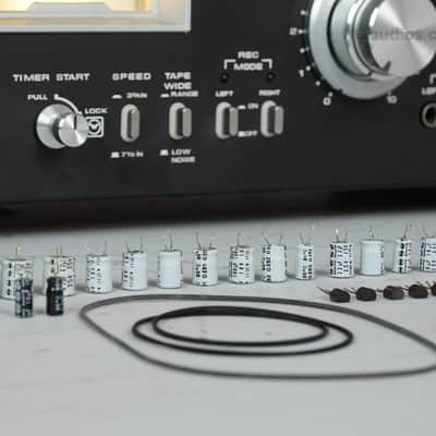 Akai GX-635D Reel-to-Reel Tape Deck - Custom Black - Professionally Restored - 1 Year Warranty image 12