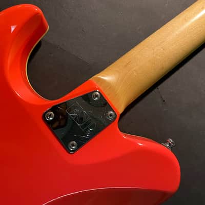 ESP Custom Shop Throbber made in Japan, semi acoustic Telecaster type guitar light Fiesta Red image 12
