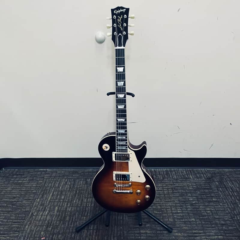 Epiphone Inspired by Gibson Custom Les Paul Standard Washed Bourbon Burst 2021 w/ OHSC image 1